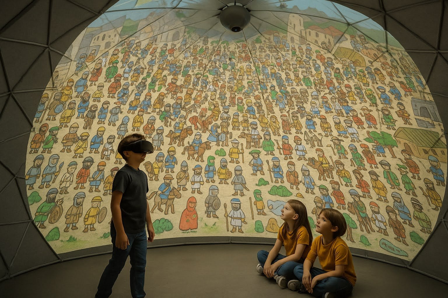 Interior del Geodomo